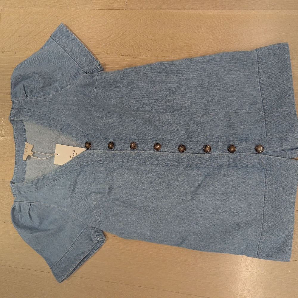 Sezane Vennila Denim Dress